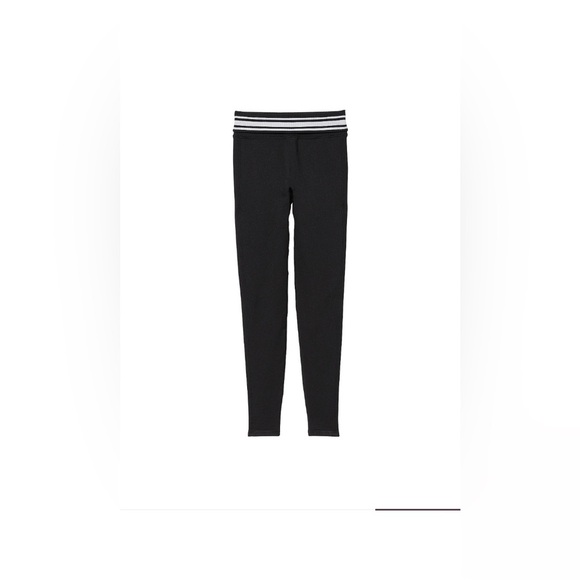 PINK Victoria's Secret Black Leggings flip it seamless fold over leggings - Picture 5 of 8